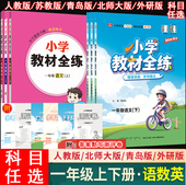 1一年级上册下册语文数学英语科学全套 部编人教版 北师大青岛苏教版 2026薛金星小学教材全练 1年级上下同步单元 练习册期中期末试卷