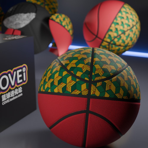 鬼灭之刃富冈义勇创意定制篮球超纤维PU耐磨防滑室内外通用