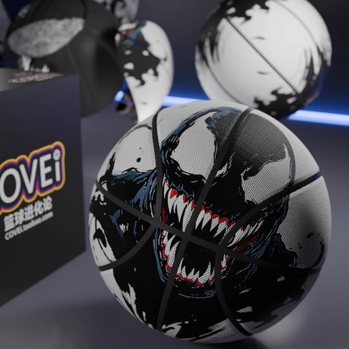 困兽之斗毒液Venom创意定制篮球超纤维PU耐磨防滑室内外通用