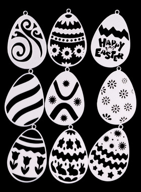 潮玩 桌面摆件复活节彩蛋节日派对装饰儿童DIY手工