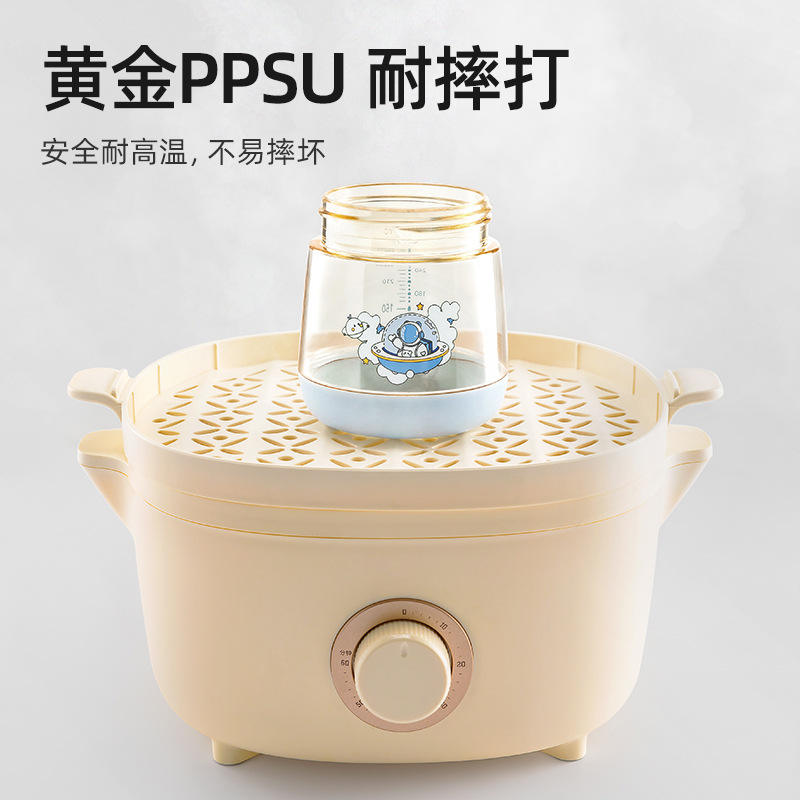 贝肽斯学饮杯鸭嘴杯宝宝喝水吸管杯婴儿6个月以上防呛喝水奶瓶杯