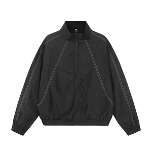 916-983-特P45无差价 夏装新款 运动美式轻薄夹克防晒衣 白底，男装防晒衣，星座916