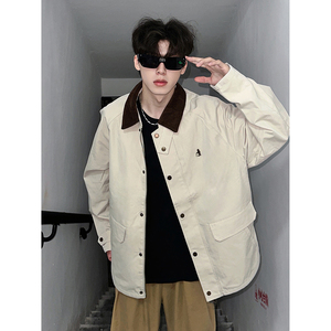 916-968-特P85无差价 春装 美式潮设计感工装夹克 暗黑，男装夹克，星座916