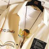 916-C12-P50棉2025秋装新款宽松大码长袖衬衫男砖墙M-5XL，男装衬衫，星座916