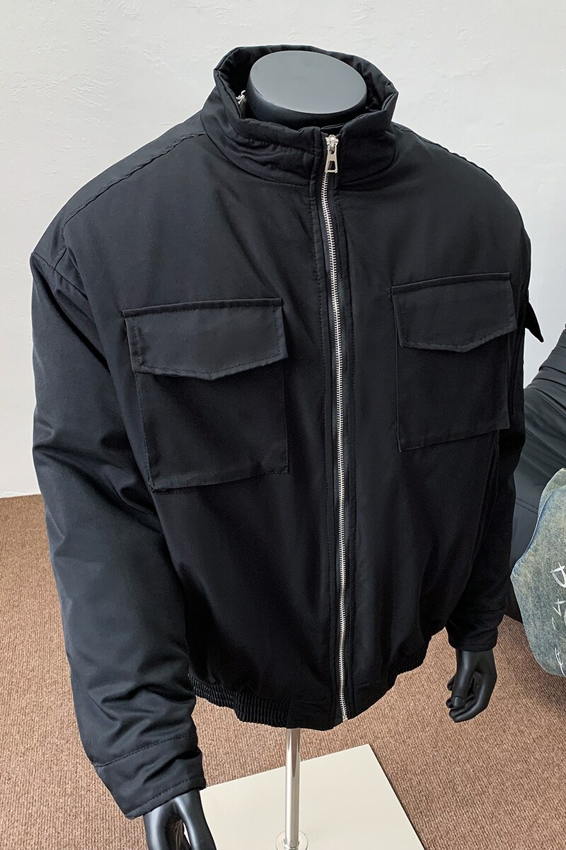 916-972-特P115无差价纯棉衣印花冬装美式工装立领棉服假模,男装棉衣,星座916