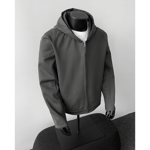 916-W96-特P68 加绒W96绒-特P78 现货 春装正肩机车连帽卫衣 假模，男装工装外套，星座916