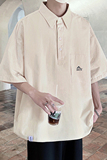 916-C60-P48棉2025夏装套头大码短袖衬衫港风M-5XL控68，男装T恤，星座916