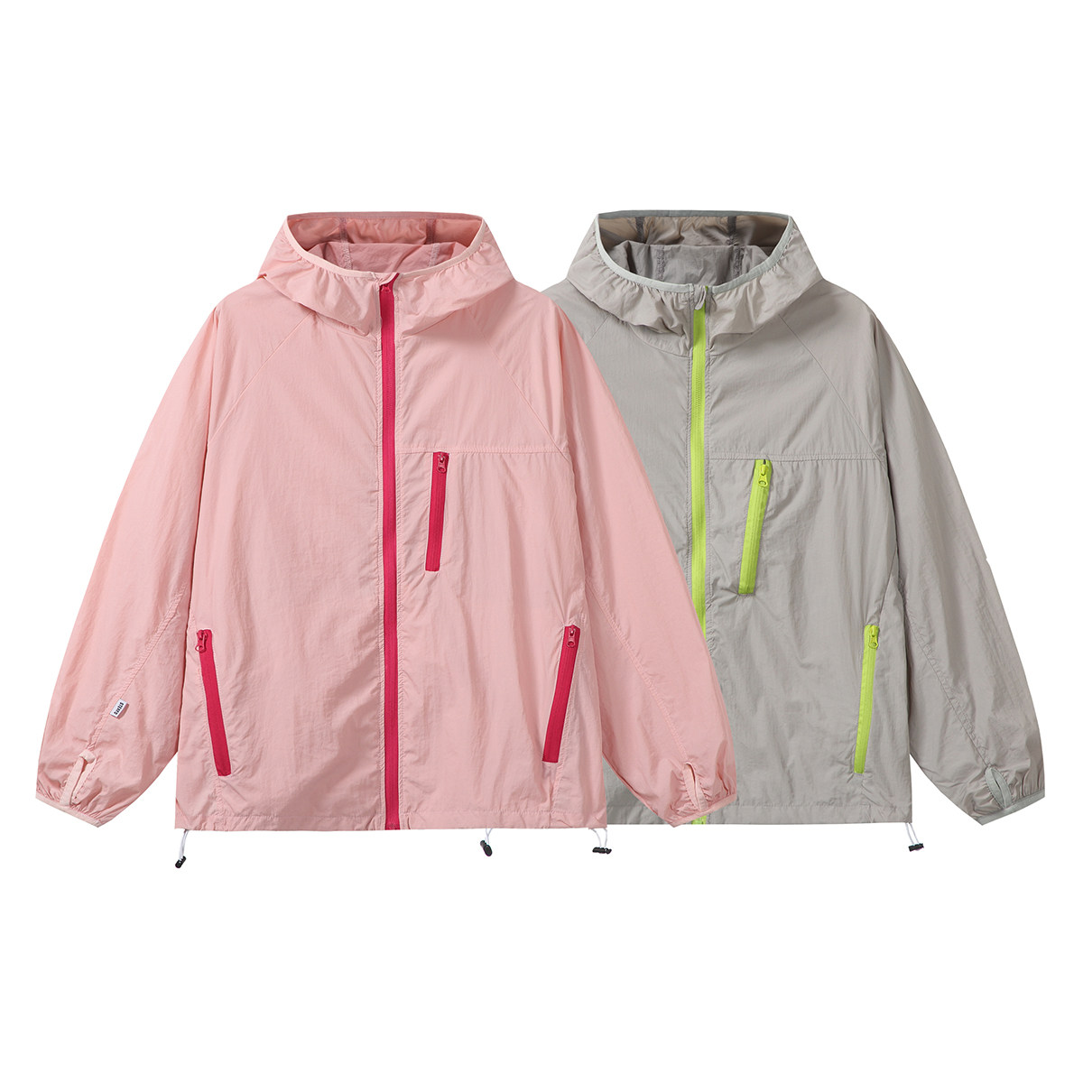 916-988-特P25无差价夏装新款美式轻薄夹克连帽防晒衣白底，男装防晒衣，星座916