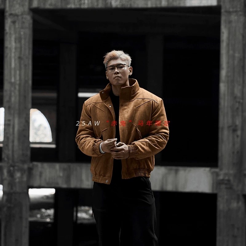 916-8001-特P120无差价赤兔棉服马年限定美式麂皮绒棉衣网图，男装棉衣，星座916