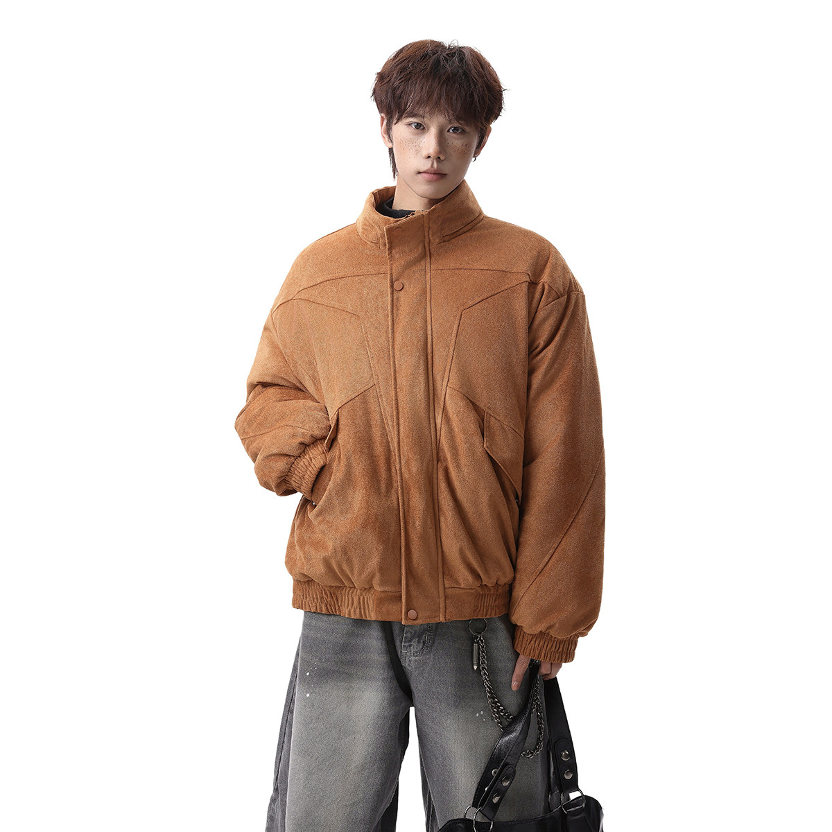 916-8001-P120深度库存赤兔棉服美式麂皮绒棉衣无影墙,男装棉衣,星座916