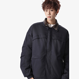 916-996-特P105藏青色货足重磅冬装双层领情侣棉服棉衣无影墙，男装棉衣，星座916
