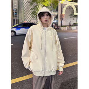 916-966-特P88无差价 可脱卸帽 秋美式连帽PU皮衣夹克 港风M-3XL图片