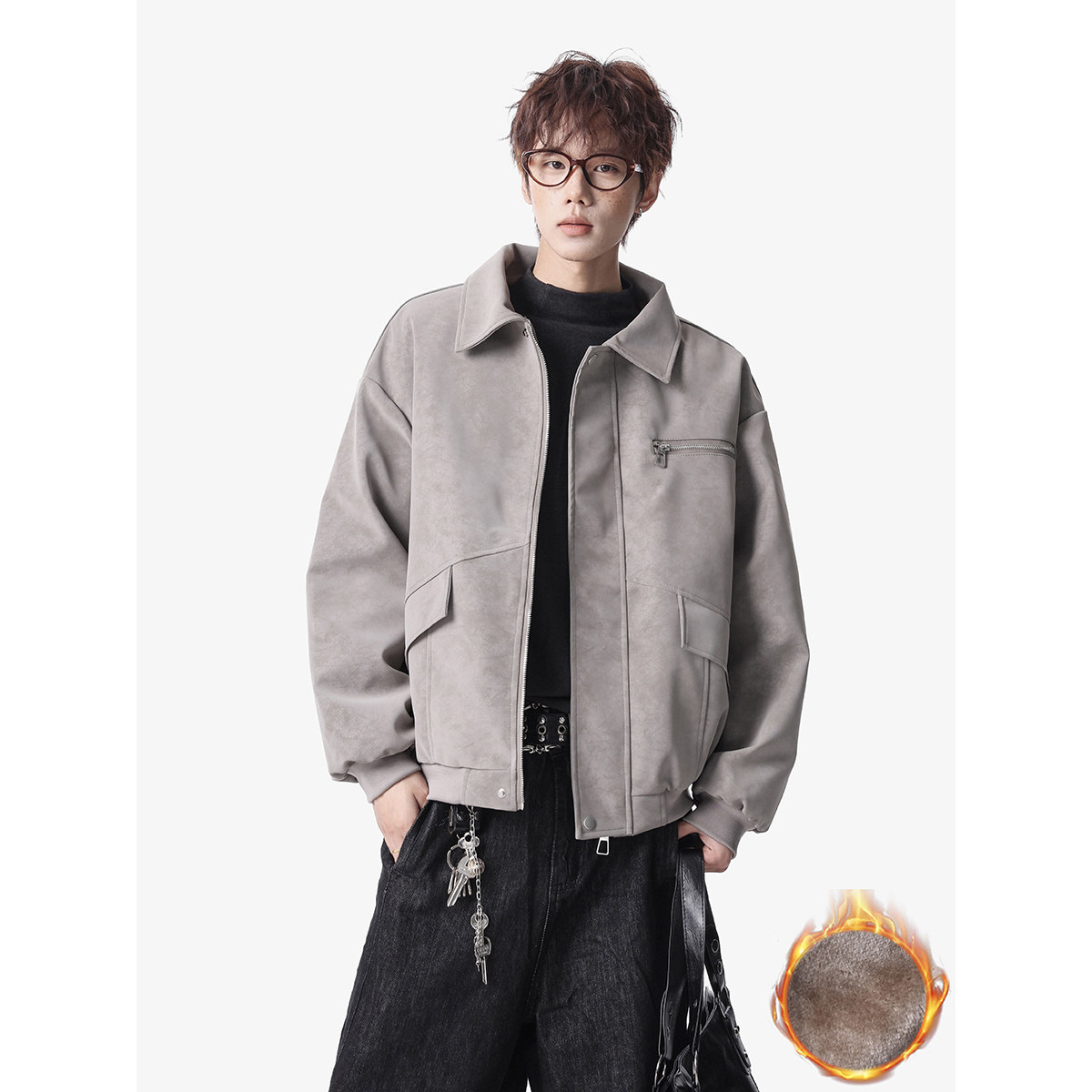 916-998-特P105无差价年货节货足冬装座山雕加厚皮棉衣无影墙，男装棉衣，星座916