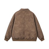 916-961-特P70无差价春装新款美式大码PU皮衣夹克外套白底M-5XL，男装夹克，星座916