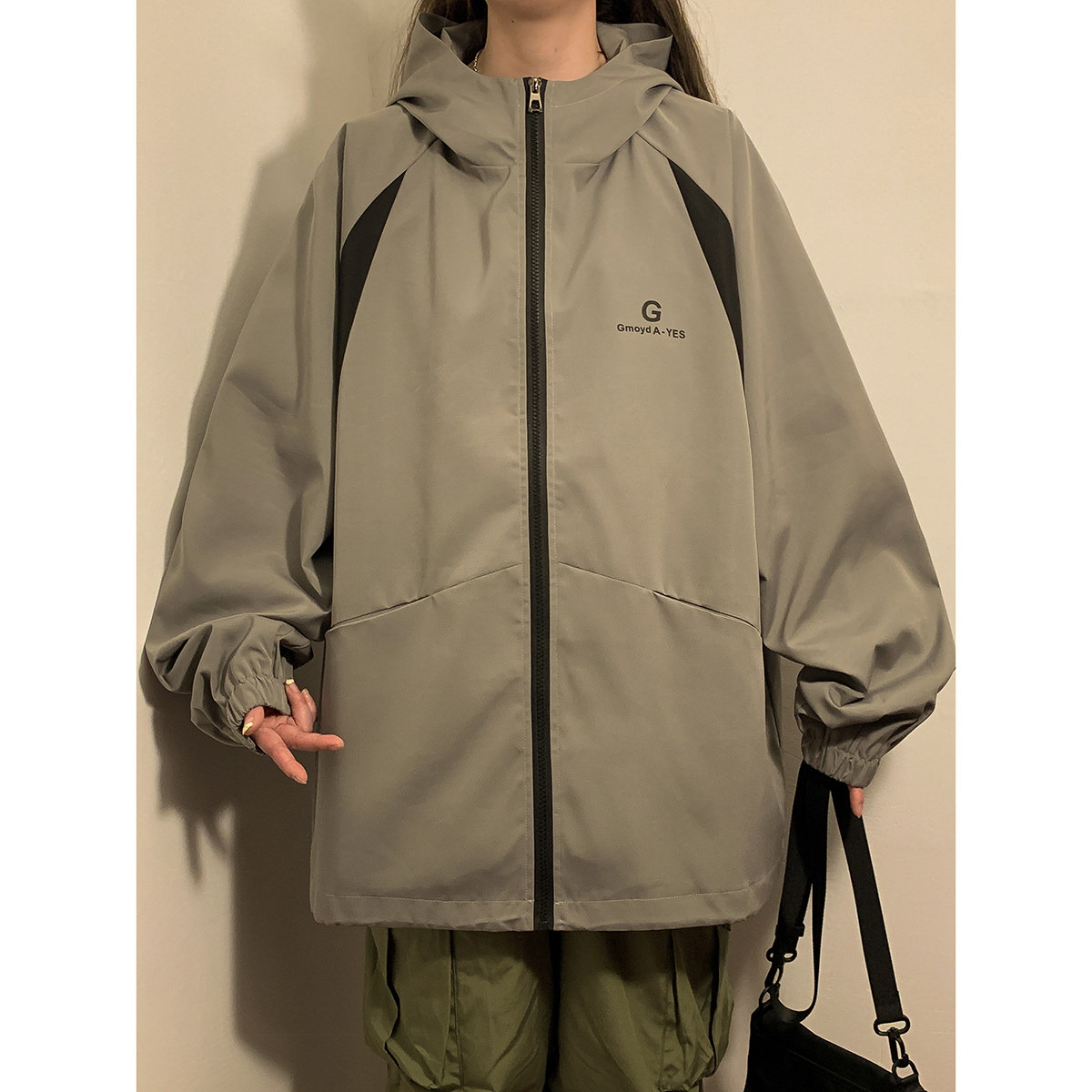 916-959-特P50无差价秋装冲锋衣美式大码连帽夹克中性M-5XL,男装夹克,星座916