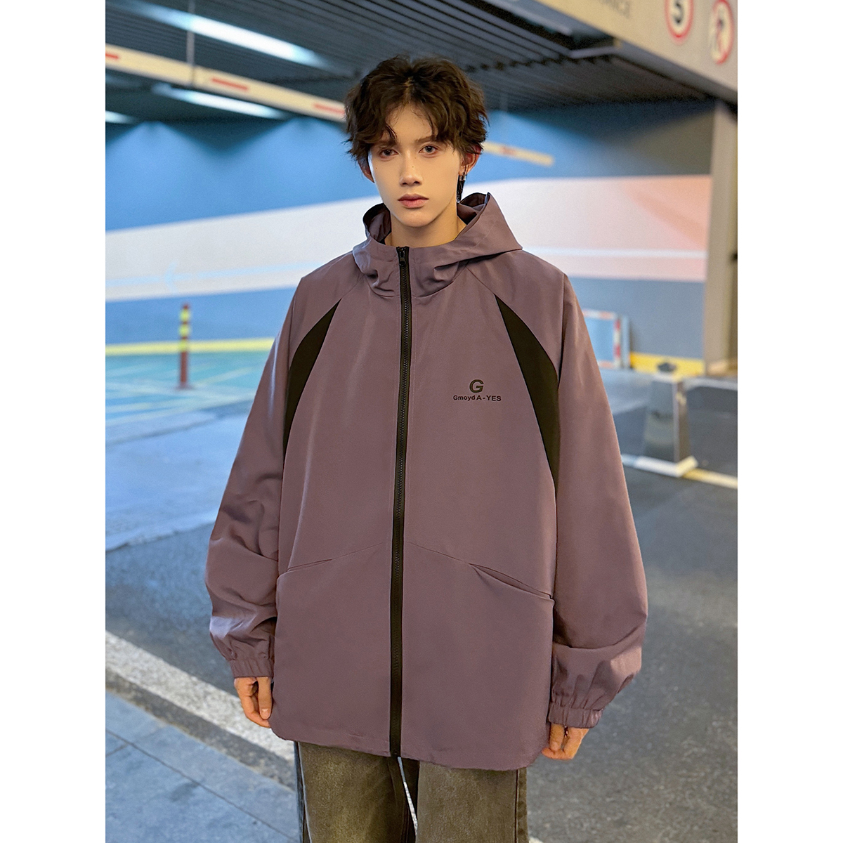 916-959-特P50无差价秋装冲锋衣美式大码连帽夹克M-5XL，男装夹克，星座916