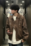 916-961-特P98无差价秋装美式大码PU皮衣夹克港风M-5XL非网图，男装夹克，星座916