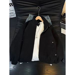 916-8005-特P85无差价 货足 2026春装 美式复古条纹夹克【网图】，男装夹克，星座916