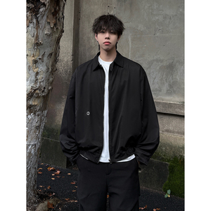 916-969-特P90无差价 2025春装新款 双面穿哈灵顿两面穿夹克 暗黑,男装夹克,星座916