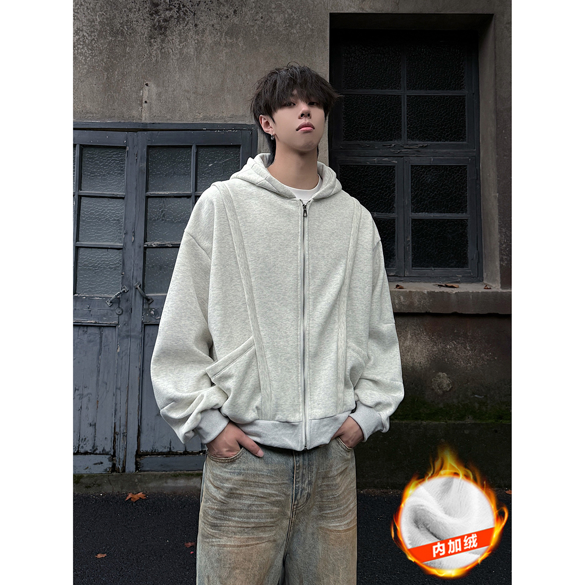 916-W85-特P80无差价重磅连帽加绒卫衣，男装卫衣，星座916