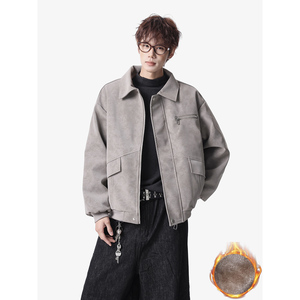 916-998-特P105无差价 现货冬装皮棉衣座山雕皮衣加厚棉服 无影墙,男装皮衣,星座916