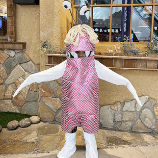 儿童演出服高端韩版动漫阿布角色扮演卡通宝宝冬季男童可爱表演服