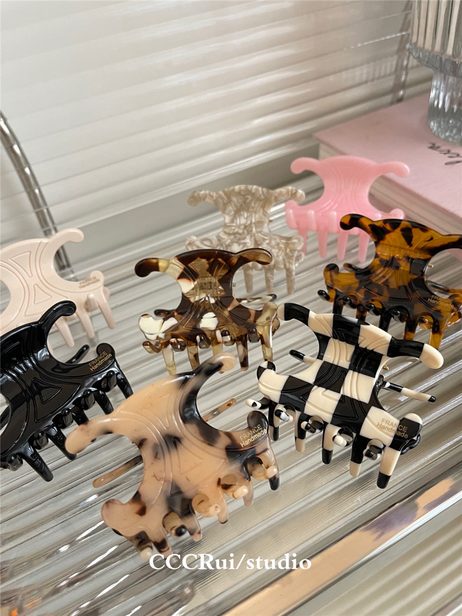 lisa金标凯旋门抓夹高级感后脑勺盘发夹子发抓