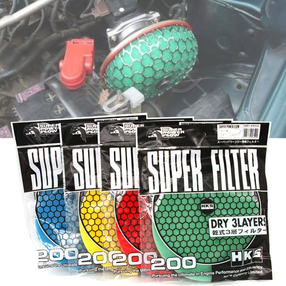 HKS汽车进气蘑菇头海绵25CM 冬菇头滤心过滤网空气滤芯器海绵替换