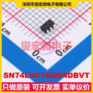SN74LVC1GU04DBVT 反相器芯片IC SOT