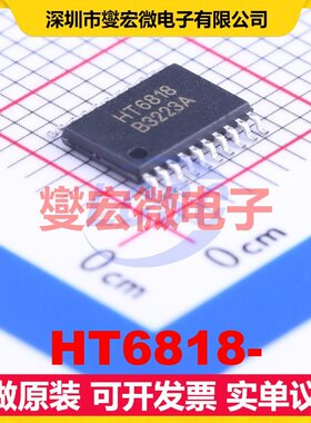 HT6818- TSSOP-20-EP 双声道D类功放音频放大器芯片IC