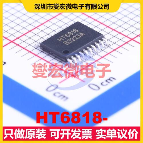 HT6818- TSSOP-20-EP 双声道D类功放音频放大器芯片IC