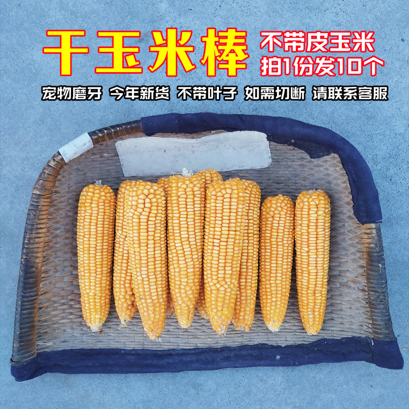 新玉米棒无皮干玉米棒