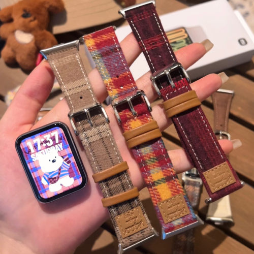 毛呢烫印拼皮女mi9pro8pro表带