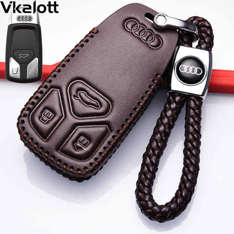 适用于全新2022款奥迪A4L钥匙套21款一汽奥迪a4l真皮钥匙包20款19