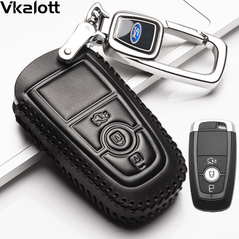 2021款福特福克斯钥匙套2021款专用真皮车钥匙包19款福克斯经典扣