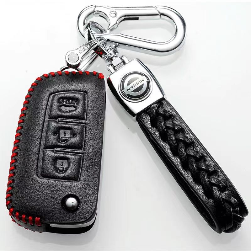 适用2024款日产轩逸经典钥匙套23款经典轩逸舒适尊享豪华真皮包扣