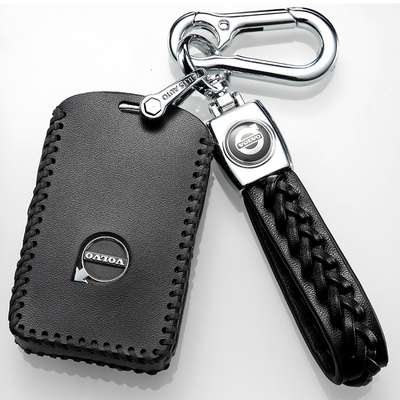 亚太版VolvoS90全包钥匙套2021款VolvoS90真皮专用钥匙包高档男