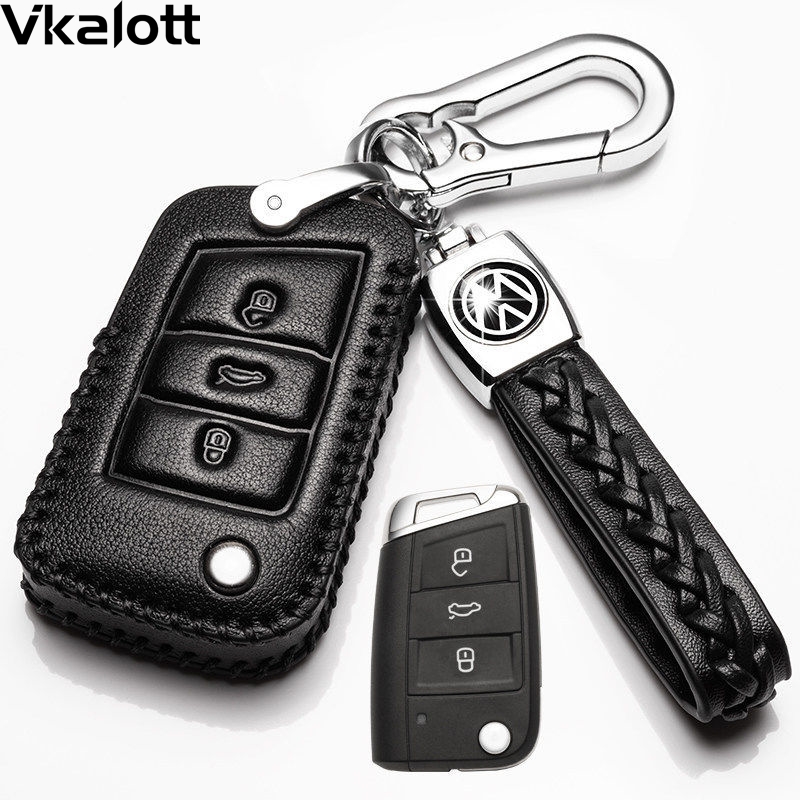 2021款一汽福斯汽车捷达vs5捷达vs7钥匙套真皮专用2021款汽车钥匙