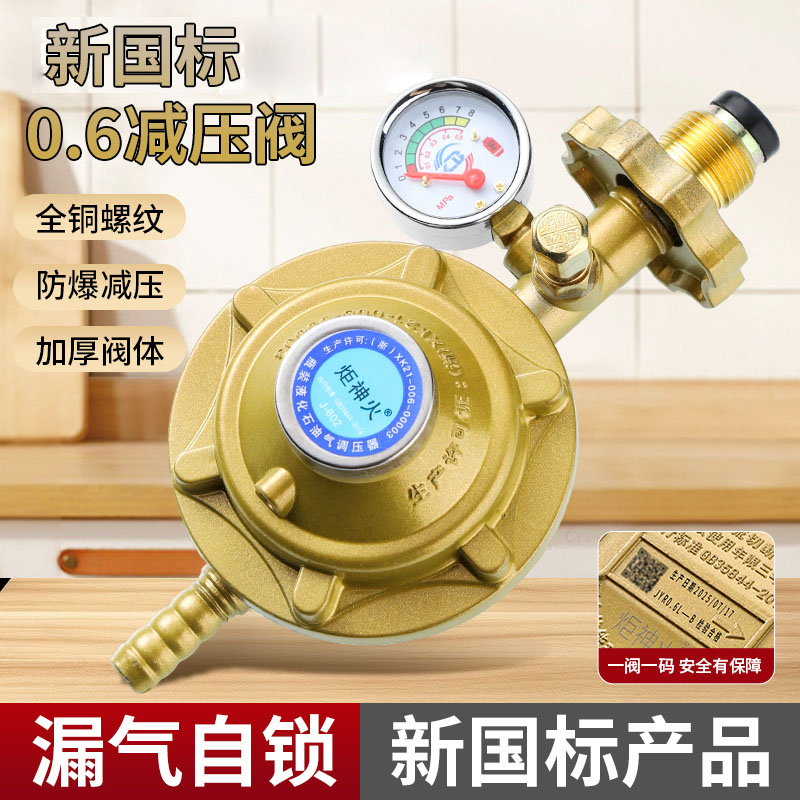 国标液化气家用防爆煤气罐安全阀