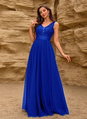 Sexy prom bridesmaid dresses women birthday evening dresses