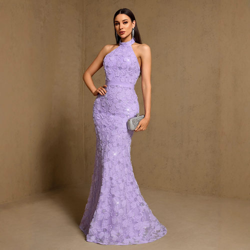 外贸礼服裙长裙宴会晚礼服性感生日连衣裙子 birthday dress long