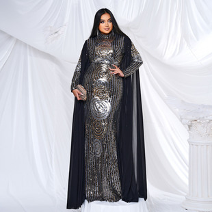 ladies plus large size Evening Dress Birthday Party Gown 4xl