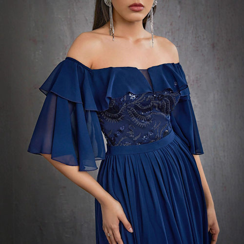 evening party dress birthday gown long maix wedding dresses