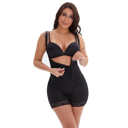 大码收腹提臀连体塑身衣拉链排扣束身衣收腰 plus size bodysuit