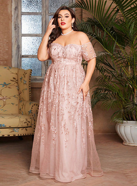 plus size evening party dress wedding dress 丰满型正式裙礼服