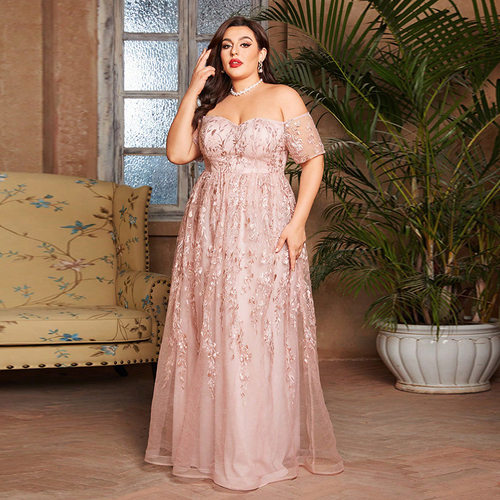 plus size evening party dress wedding dress 丰满型正式裙礼服
