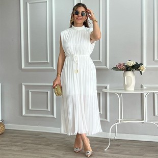 maix party dress women slvessless long white 女士裙 clothes