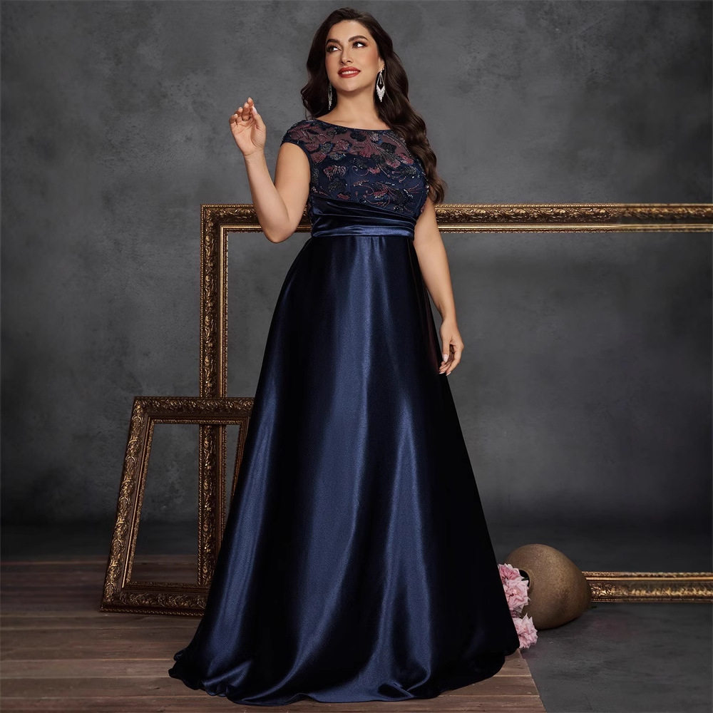 欧美风礼服大码优雅时尚正式晚宴舞会礼服裙 formal dresses maix