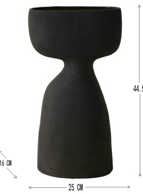 现代轻奢异形陶瓷花瓶家居样板间民宿客厅茶几设计师哑光花器摆件