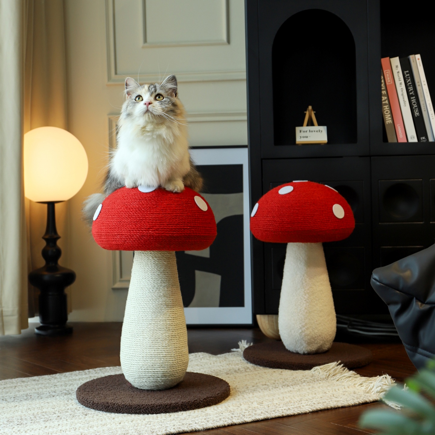 剑麻蘑菇猫抓板猫爬架耐磨不掉屑